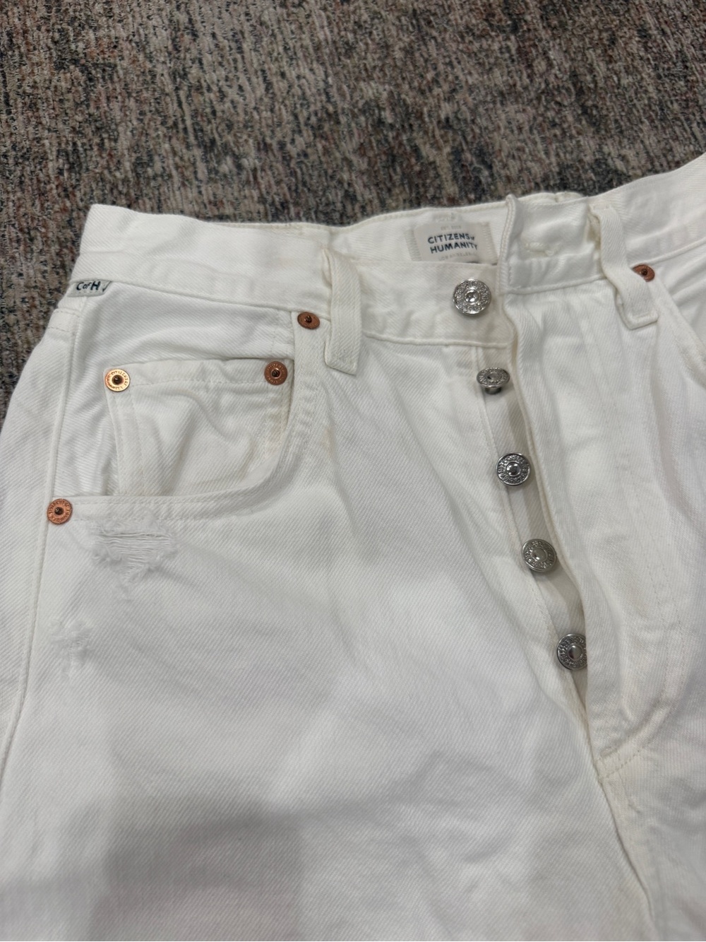 Citizens of Humanity Horseshoe White Jean | sz 24 - Picture 3 of 7